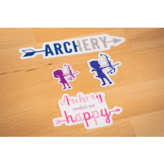Archery related stickers