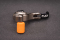 Thumb peg for backtension releases Barrel Orange