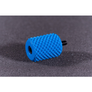 Thumb peg for backtension releases Barrel Blue