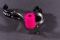 Thumb peg for backtension releases Barrel Pink