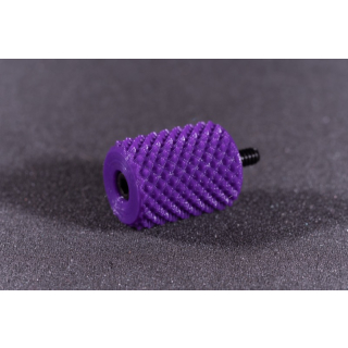Thumb peg for backtension releases Barrel Purple