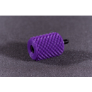 Thumb peg for backtension releases Barrel Purple