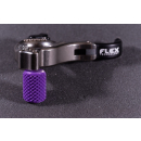 Thumb peg for backtension releases Barrel Purple