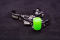 Thumb knobs for trigger releases Barrel Fluo Green
