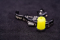Thumb knobs for trigger releases Barrel Angled Fluo Yellow