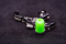 Thumb knobs for trigger releases Barrel Angled Fluo Green