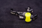 Thumb knobs for trigger releases Diabolo Angled Fluo Yellow