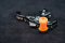 Daumentrommeln für Trigger Release Diabolo Angled Fluo Orange