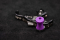 Thumb knobs for trigger releases Diabolo Angled Purple