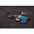 Thumb knobs for trigger releases Slim Blue